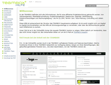 Tablet Screenshot of hilfe.teambox.eu